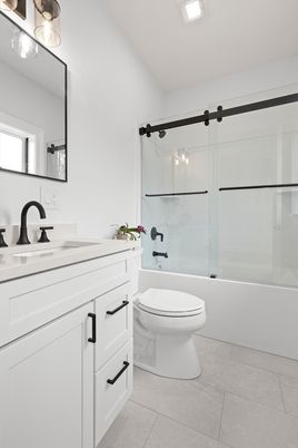 Bathroom, Glass Shower, Interior