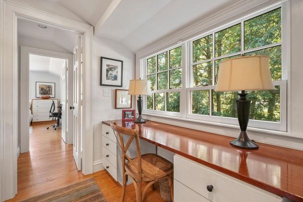 Home Office, Interior, Wood Texture Flooring