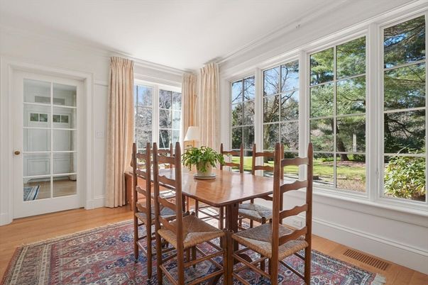 Dining room, Interior, Wood Texture Flooring