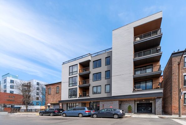 Exterior, Facade, Condo Building