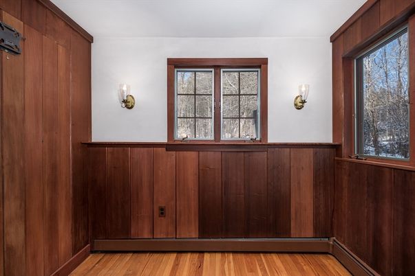 Empty room, Interior, Wood Texture Flooring, Wooden Walls