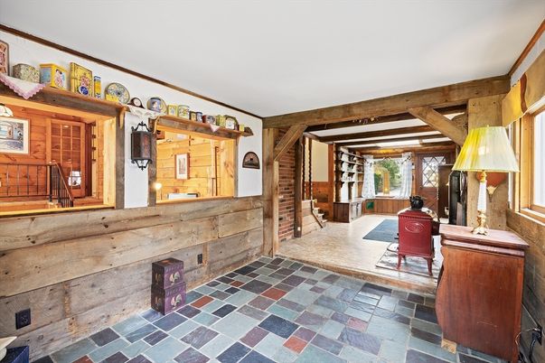 Interior, Wooden Beams, Wooden Walls
