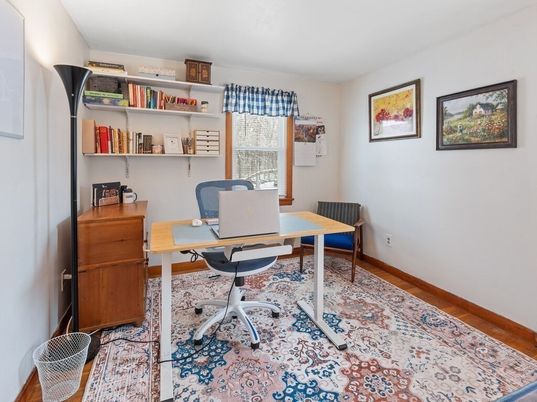 Home Office, Interior, Wood Texture Flooring