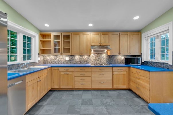 Interior, Kitchen, Recessed Lighting, Stainless Steel Appliances
