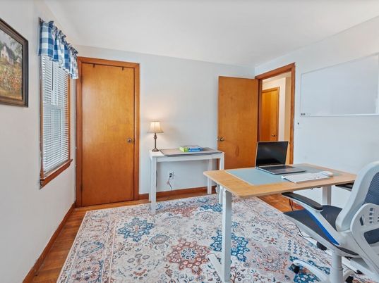 Home Office, Interior, Wood Texture Flooring