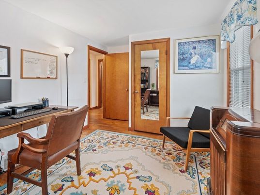 Home Office, Interior, Wood Texture Flooring