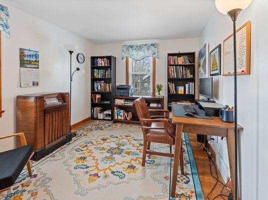 Home Office, Interior, Wood Texture Flooring