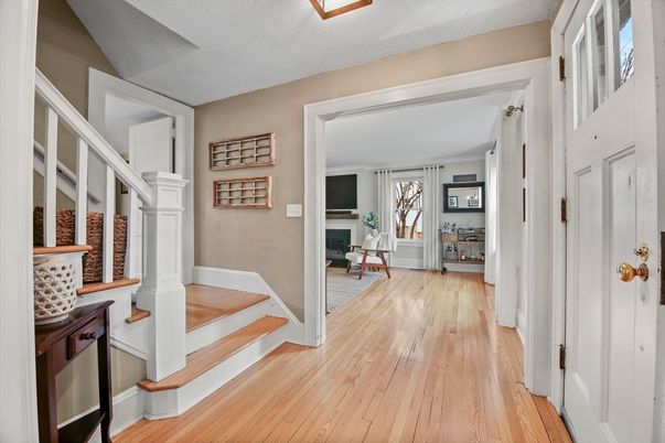 Fireplace, Interior, Wood Texture Flooring
