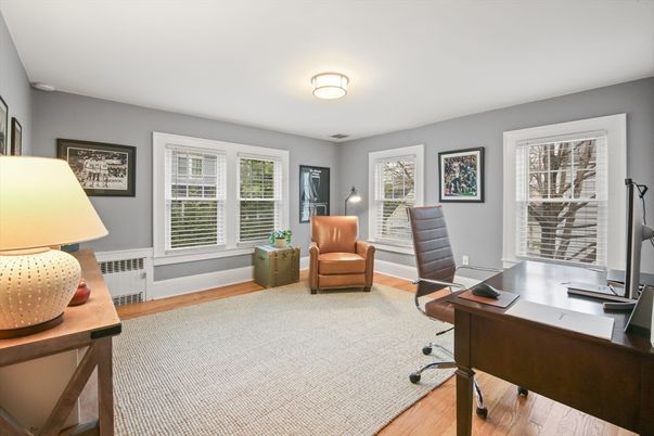 Home Office, Interior, Wood Texture Flooring