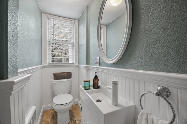 Bathroom, Interior, Wood Texture Flooring
