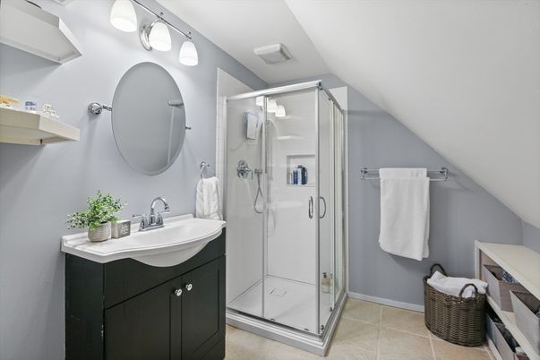 Bathroom, Glass Shower, Interior