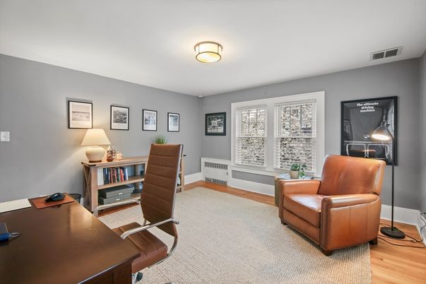 Home Office, Interior, Wood Texture Flooring