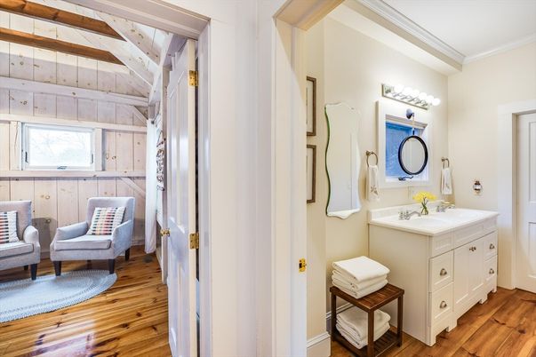 Bathroom, Interior, Wood Texture Flooring