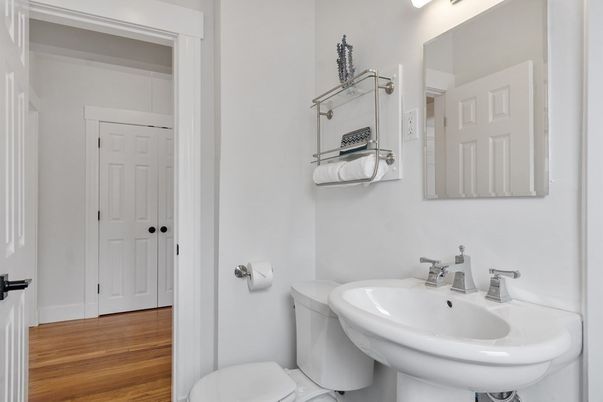 Bathroom, Interior, Wood Texture Flooring
