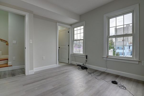 Empty room, Interior, Wood Texture Flooring