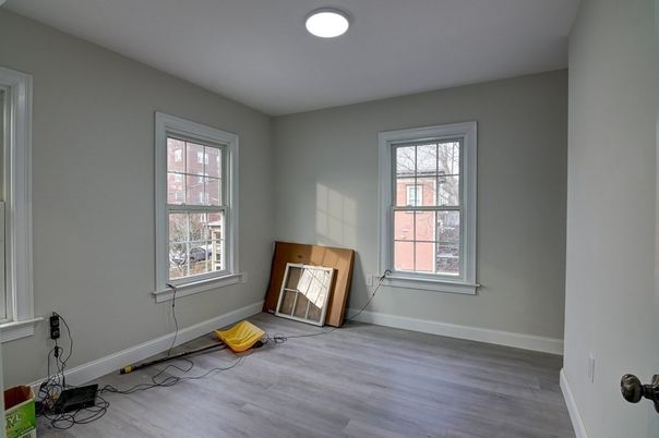 Empty room, Interior, Wood Texture Flooring