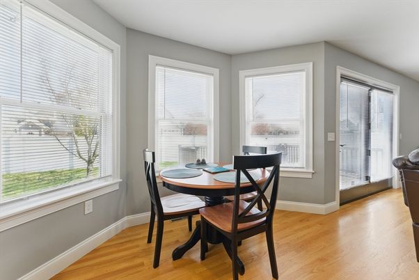 Dining room, Interior, Wood Texture Flooring