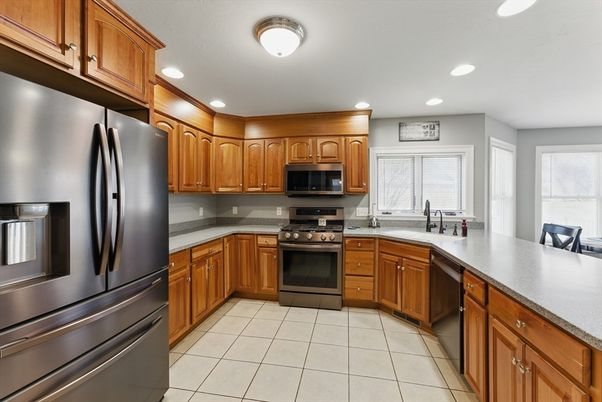 Interior, Kitchen, Recessed Lighting, Stainless Steel Appliances