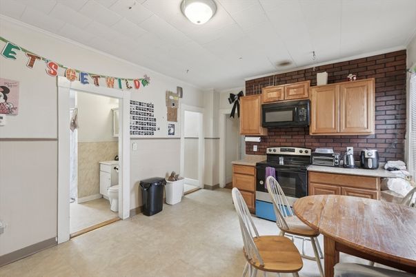 Dining room, Interior, Kitchen