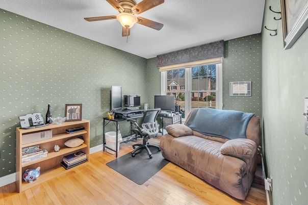 Home Office, Interior, Wood Texture Flooring