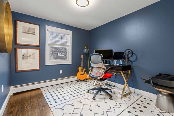 Home Office, Interior, Wood Texture Flooring