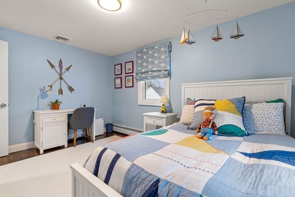 Bedroom, Home Office, Interior, Wood Texture Flooring