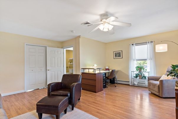 Home Office, Interior, Wood Texture Flooring