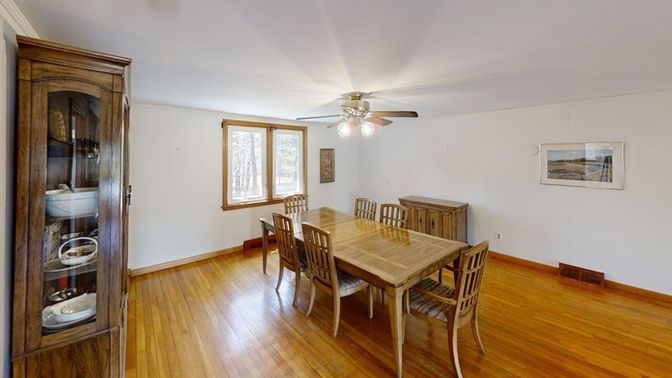 Dining room, Interior, Wood Texture Flooring