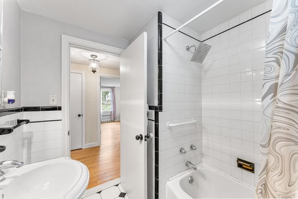 Bathroom, Interior, Wood Texture Flooring