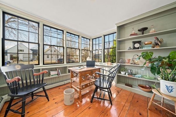 Home Office, Interior, Wood Texture Flooring