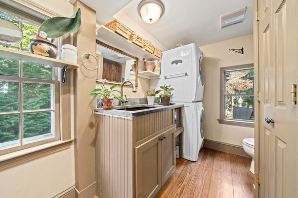 Interior, Kitchen, Wood Texture Flooring