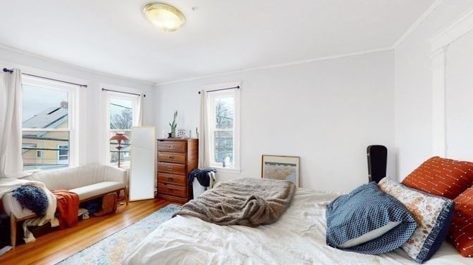 Bedroom, Interior, Wood Texture Flooring