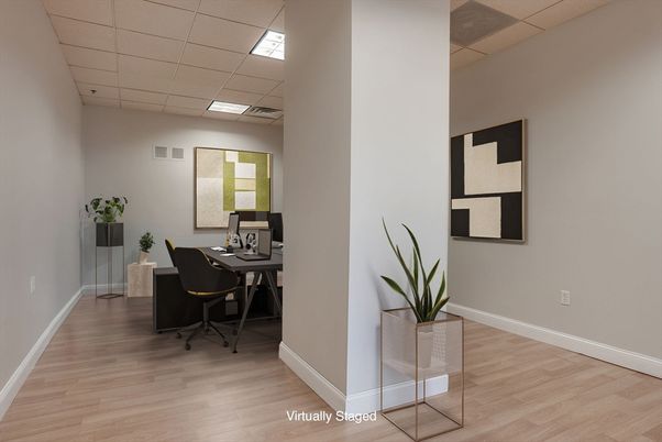 Home Office, Interior, Wood Texture Flooring