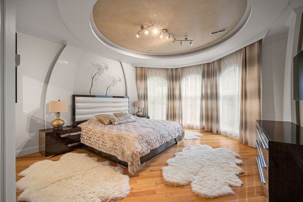 Bedroom, Interior, Wood Texture Flooring