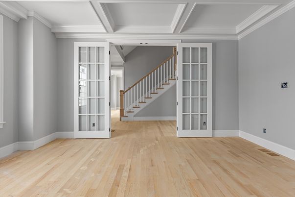Empty room, Interior, Wood Texture Flooring