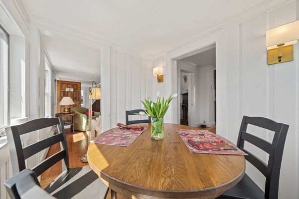 Dining room, Interior, Wood Texture Flooring