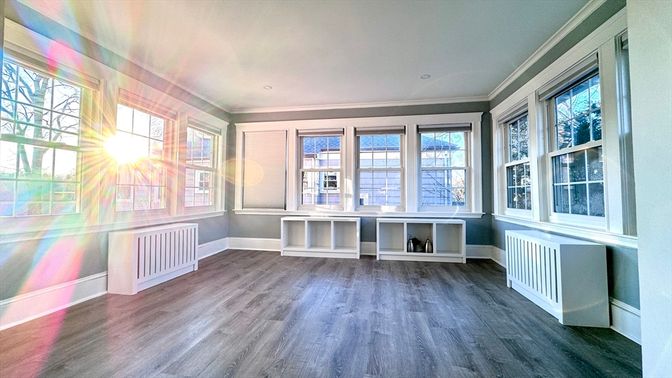 Empty room, Interior, Wood Texture Flooring