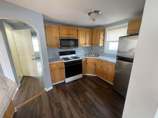 Interior, Kitchen, Wood Texture Flooring