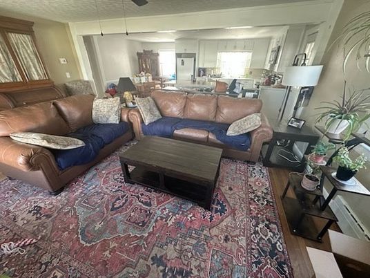 Interior, Kitchen, Living room, Wood Texture Flooring