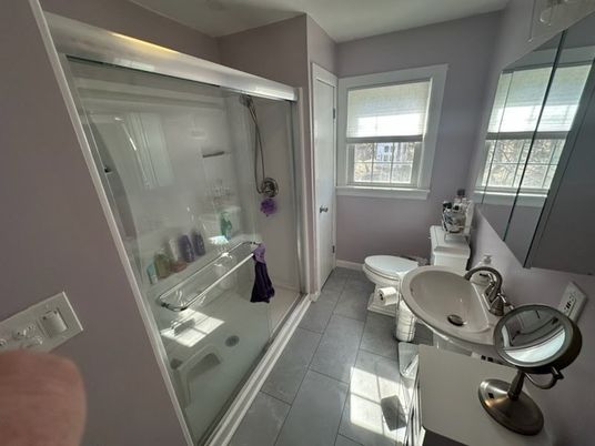 Bathroom, Glass Shower, Interior