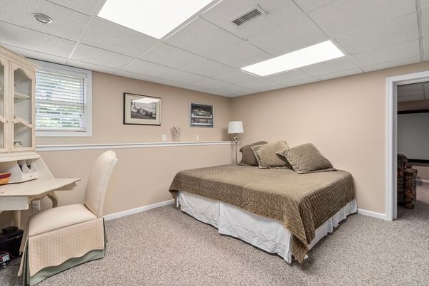 Bedroom, Home Office, Interior, Recessed Lighting