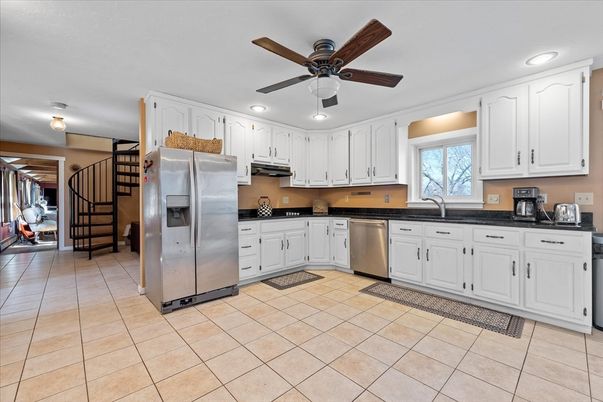 Interior, Kitchen, Recessed Lighting, Stainless Steel Appliances