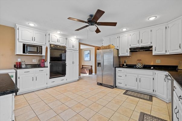 Interior, Kitchen, Recessed Lighting, Stainless Steel Appliances