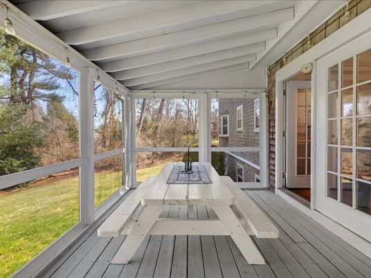 Interior, Sun Room, Wood Texture Flooring
