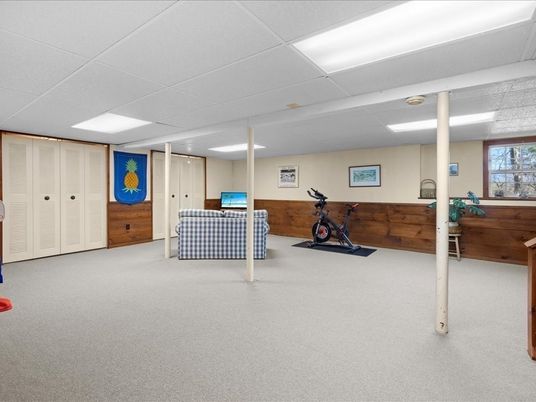 Fitness Equipment, Interior, Recessed Lighting, Wooden Walls