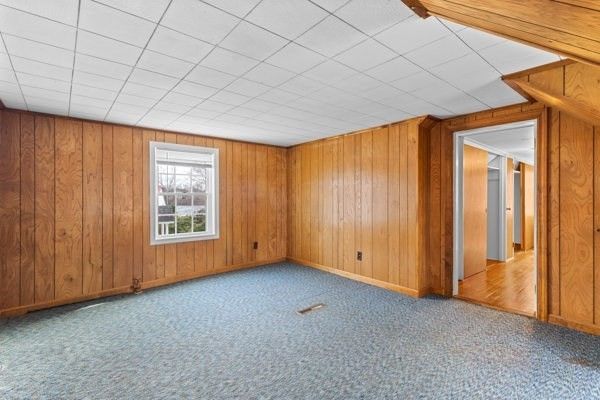 Empty room, Interior, Wooden Walls