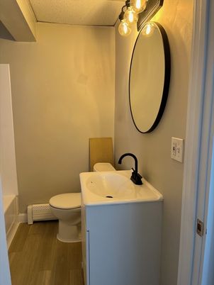 Bathroom, Interior, Wood Texture Flooring