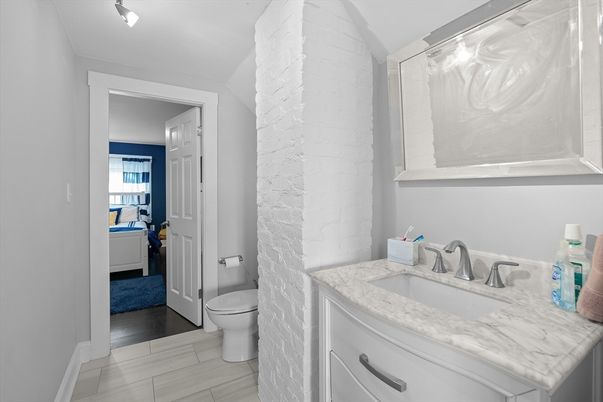 Bathroom, Interior, Wood Texture Flooring