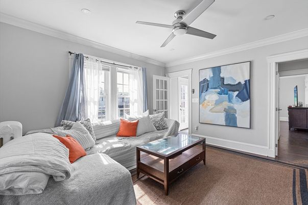 Bedroom, Interior, Living room, Recessed Lighting, Wood Texture Flooring