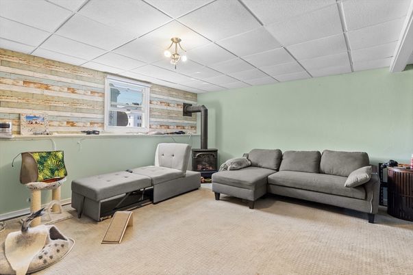 Fireplace, Interior, Wooden Walls